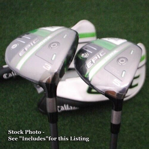 Callaway Epic Max HZRDUS Smoke IM10 60g Regular Flex 3 &5 Fairway Wood SET - NEW