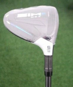 TaylorMade SIM2 Max 18° Riptide Black 70g 6.0 Stiff Flex 5 Wood - NEW