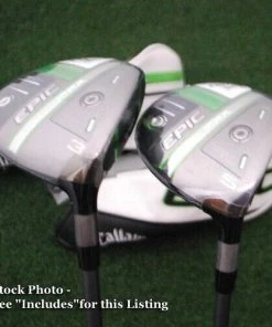 Callaway Epic Max HZRDUS Smoke IM10 70g Stiff Flex 3 &5 Fairway Wood SET - NEW